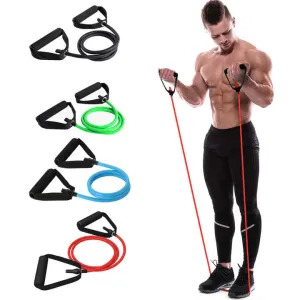 مطاطا المقاومة المطاط ممارسة أنبوب مقاومة . Elastic Resistance Band Rubber Exercise Tube