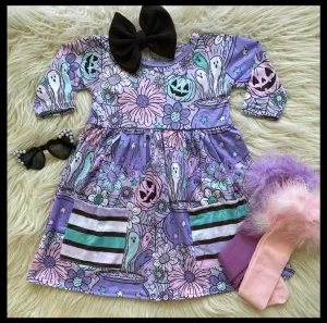 2 left! 2T & 3T ~ Pocket Dress ~ Spooky Pastels