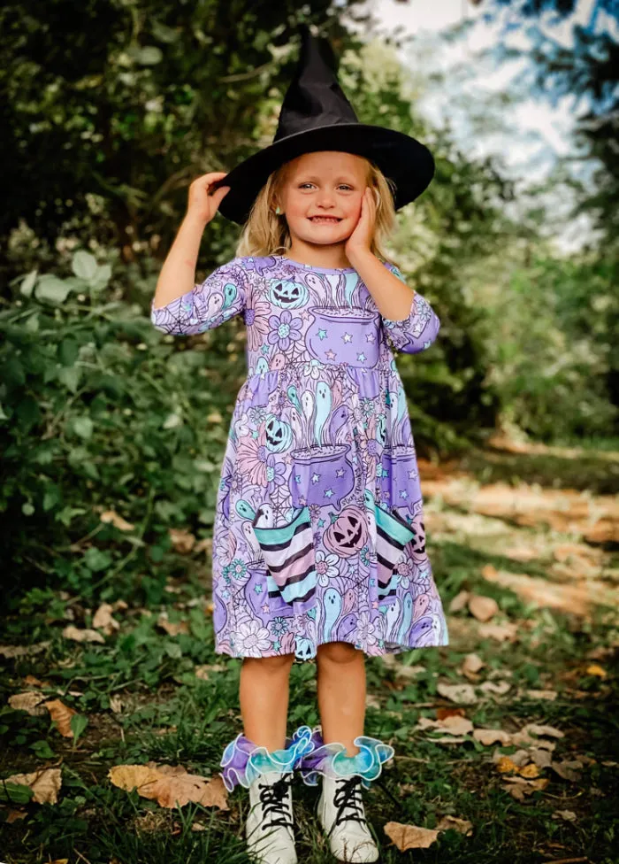 2 left! 2T & 3T ~ Pocket Dress ~ Spooky Pastels