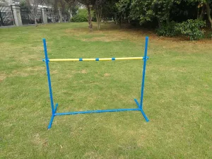 4 x Portable Dog Puppy Training Practice Jump Bar Poles Agility Post