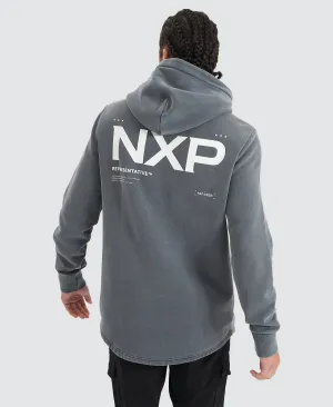 Jump Start Hooded Dual Curved Sweater Pigment Castlerock