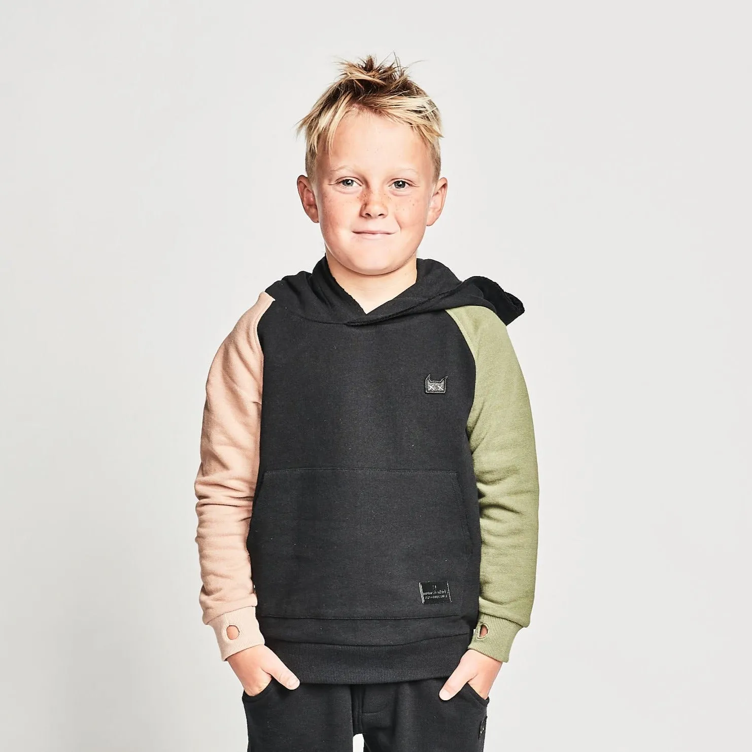 Munster Kids - Jump Jump Hoodie in Soft Black (4)