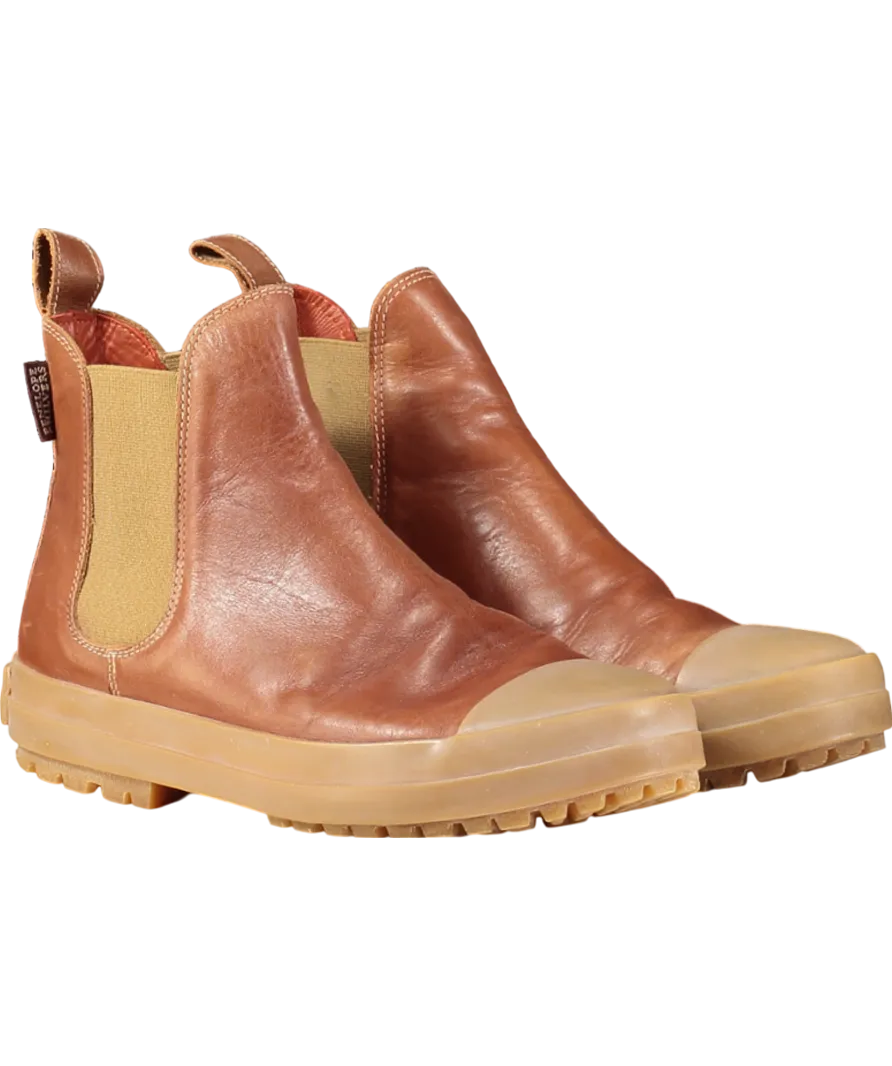 Penelope Chilvers Brown Jump Waterproof Leather Boot UK 6 EU 39 