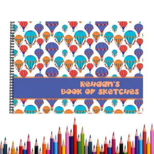Personalised Parachutes Sketch Book