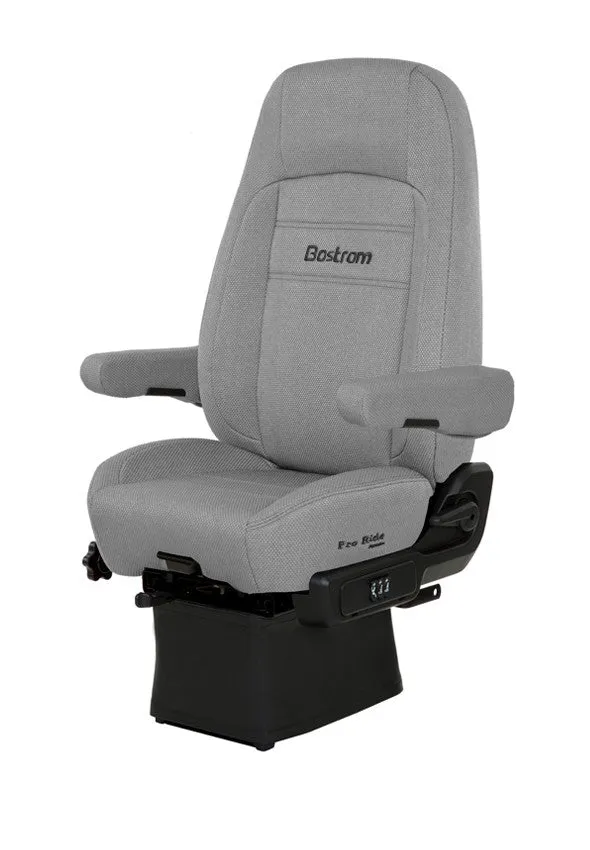 Pro Ride (LO-PRO 910 AIR SUSPENSION, DRAPE, HI-BACK, AIR LUMBAR, DUAL ARMRESTS, GRAY ENDURA CLOTH)