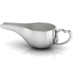 Round Medicine Porringer With Heart Handle