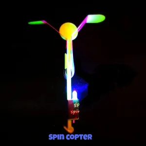 Spin Copter LED Slingshot Helicopter