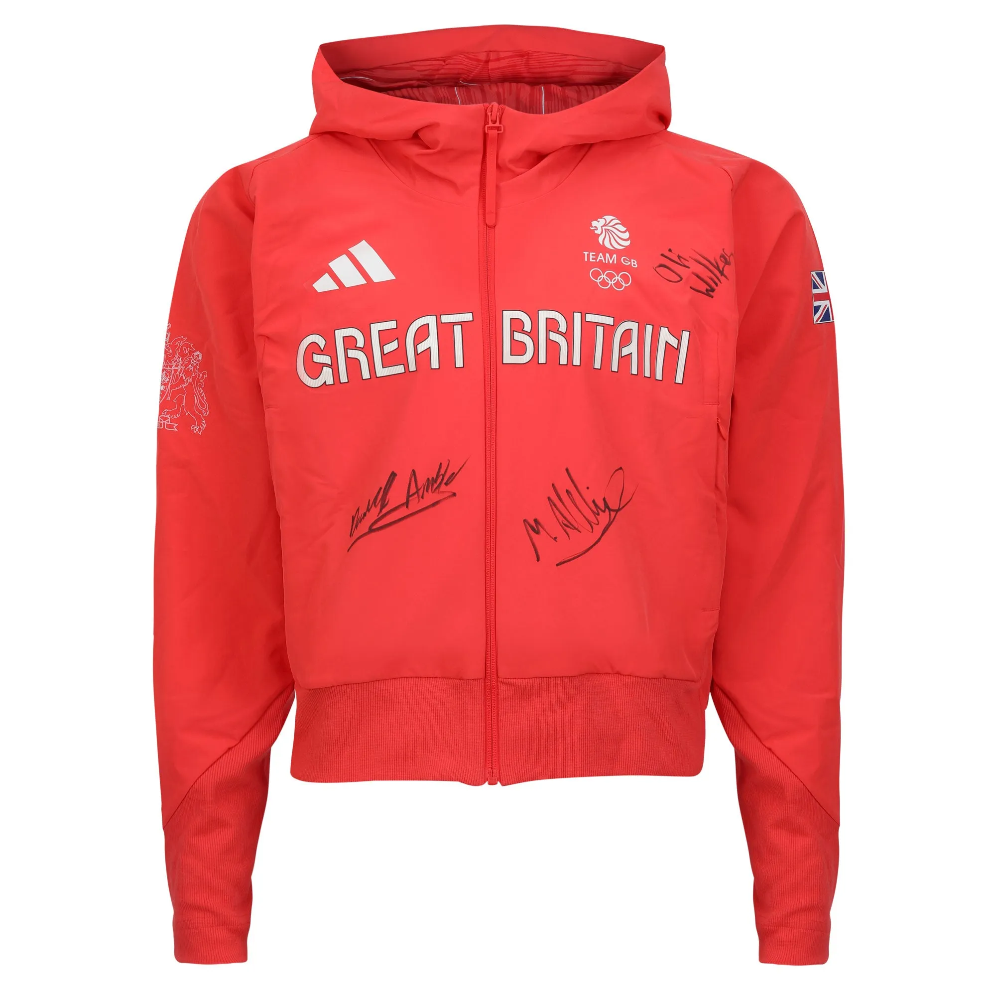 Team GB Mens Rowing Four Signed 2024 Paris Olympics Presentation Hoodie