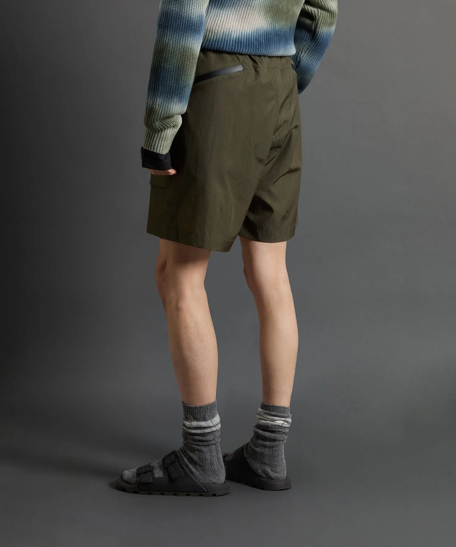 Todd Snyder x Woolrich Trek Short in Olive