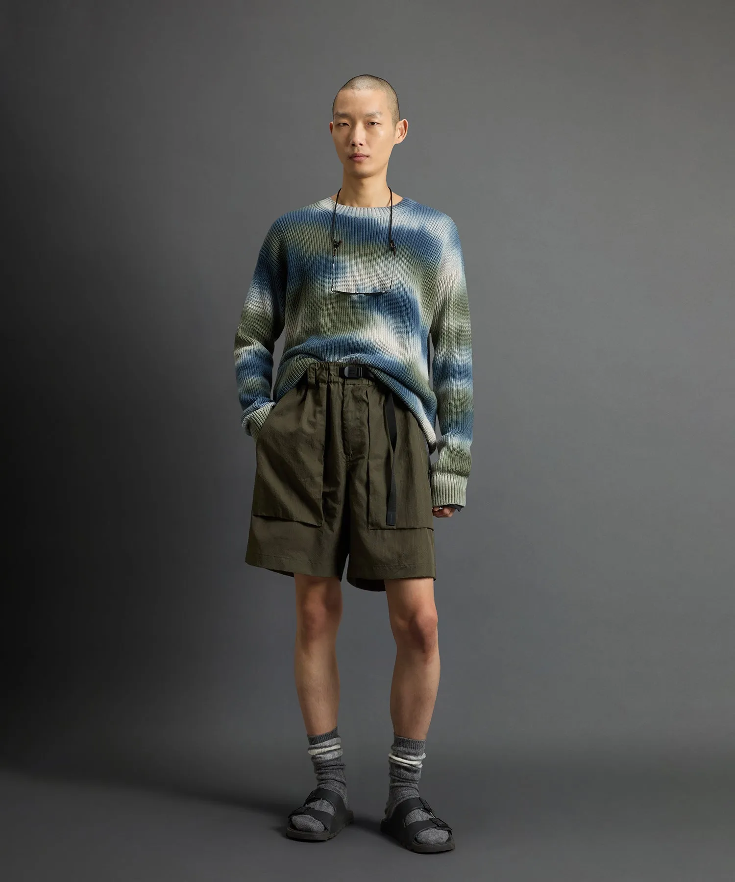 Todd Snyder x Woolrich Trek Short in Olive