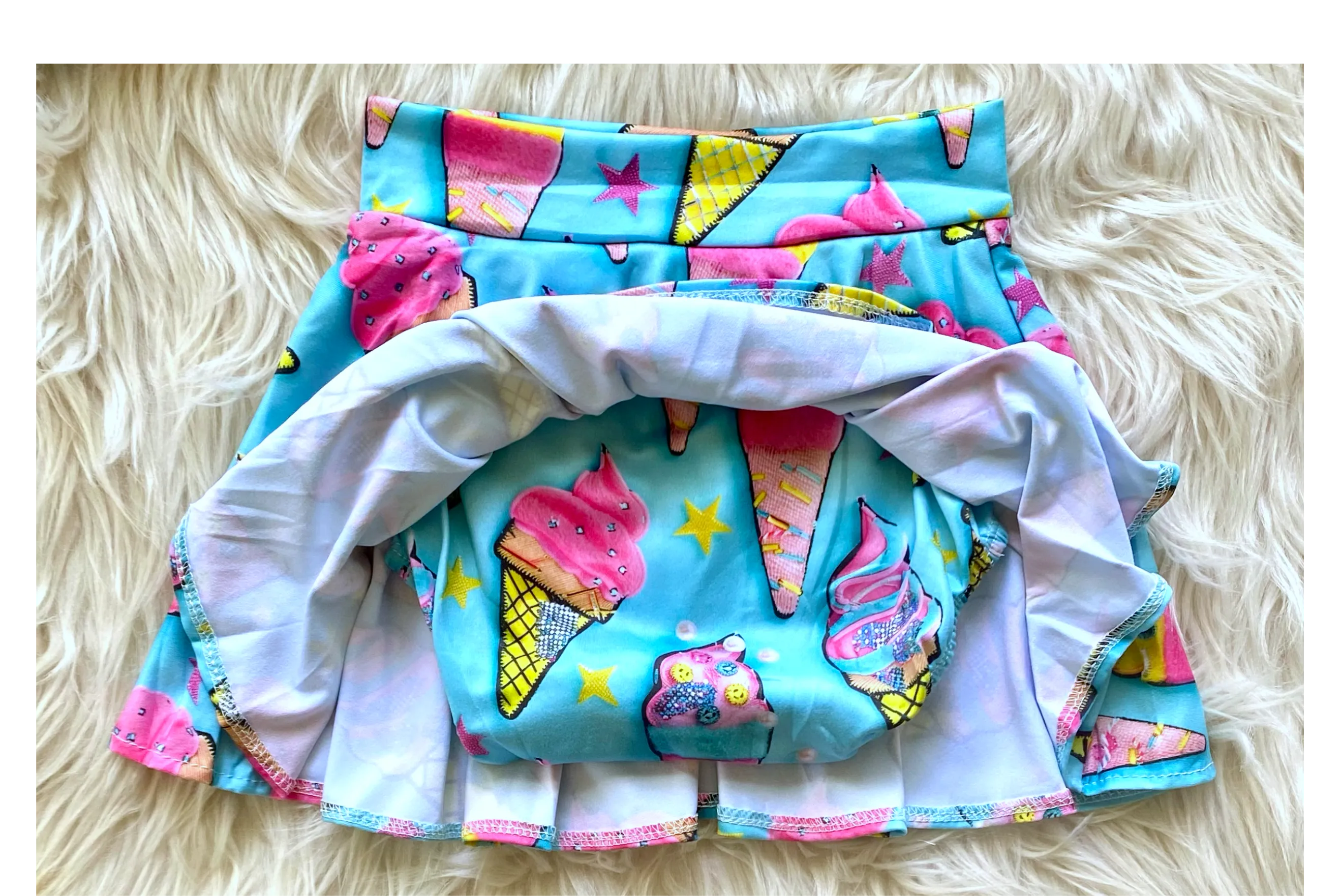 Twirl Skort ~ Ice Cream Cones