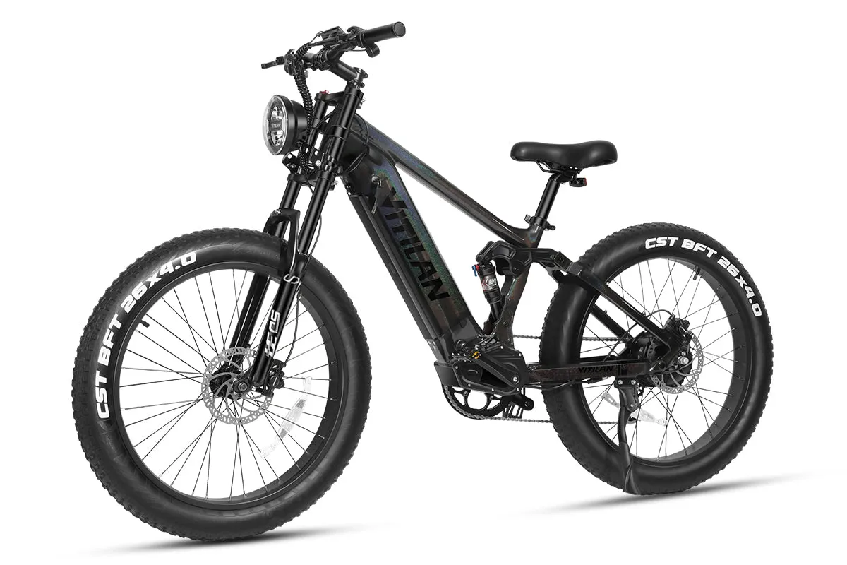 Vitilan T7 Full Suspension Mountain E-bike