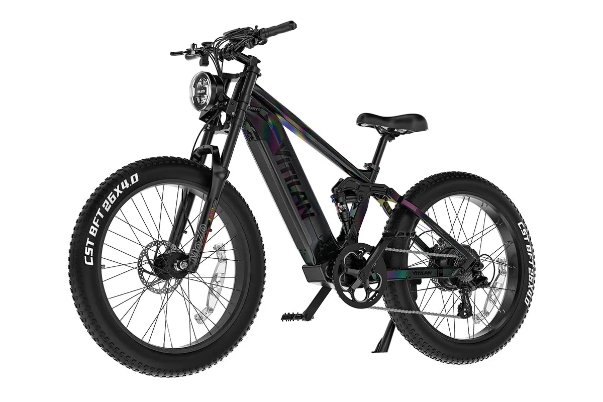 Vitilan T7 Full Suspension Mountain E-bike