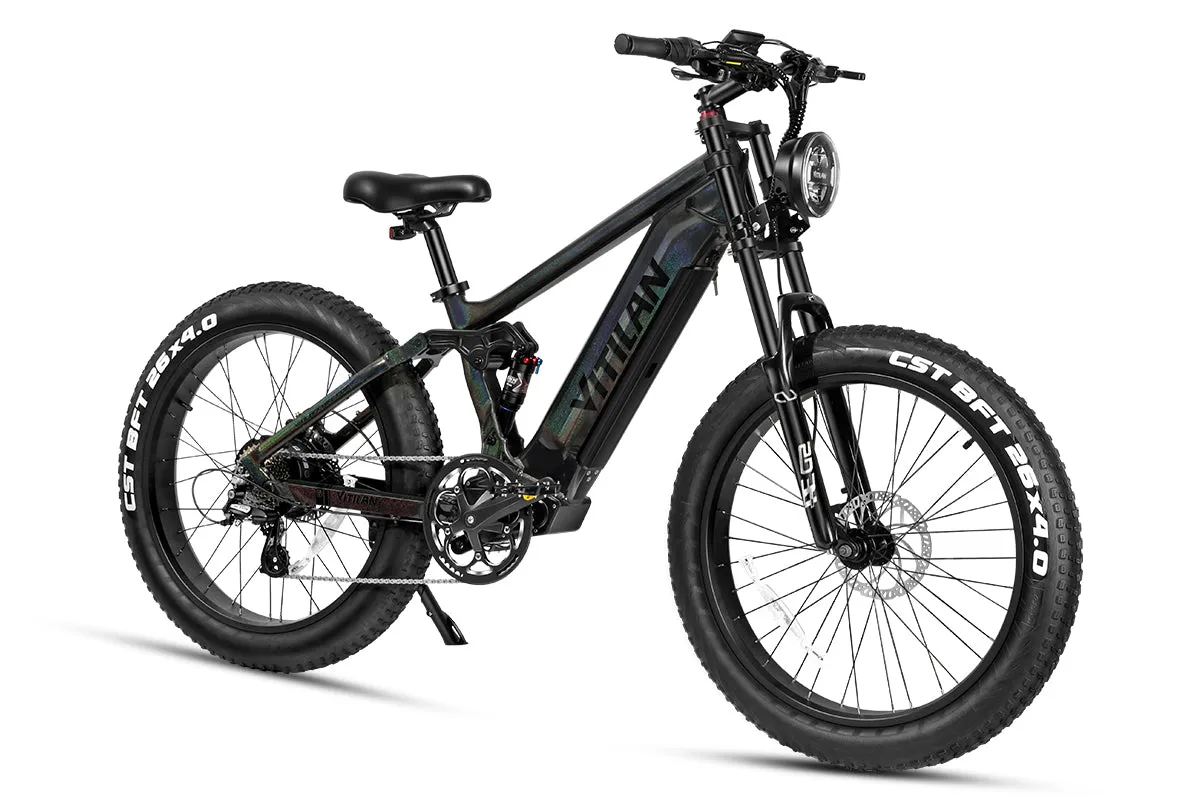 Vitilan T7 Full Suspension Mountain E-bike