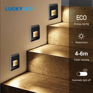 Wall Lamp PIR Motion Sensor Stair Case Light AC85-265V Step Lamp Corridor Lighting Indoor Wall Lighting