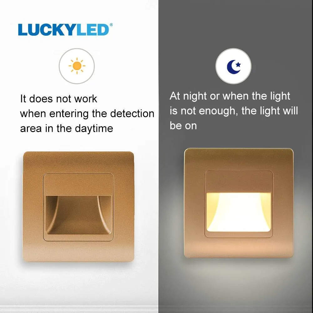 Wall Lamp PIR Motion Sensor Stair Case Light AC85-265V Step Lamp Corridor Lighting Indoor Wall Lighting